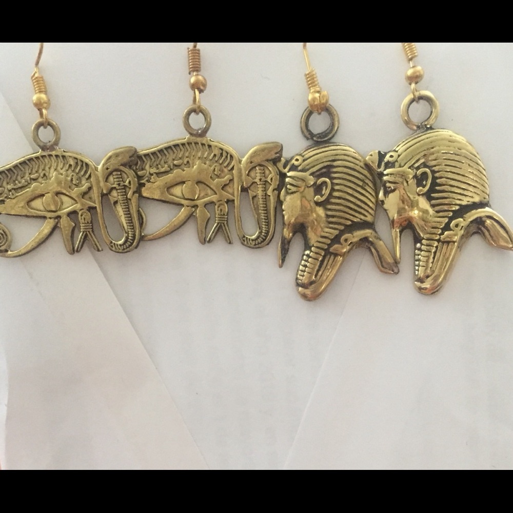 Egyptian brass earning Hieroglyphics Hours Eye